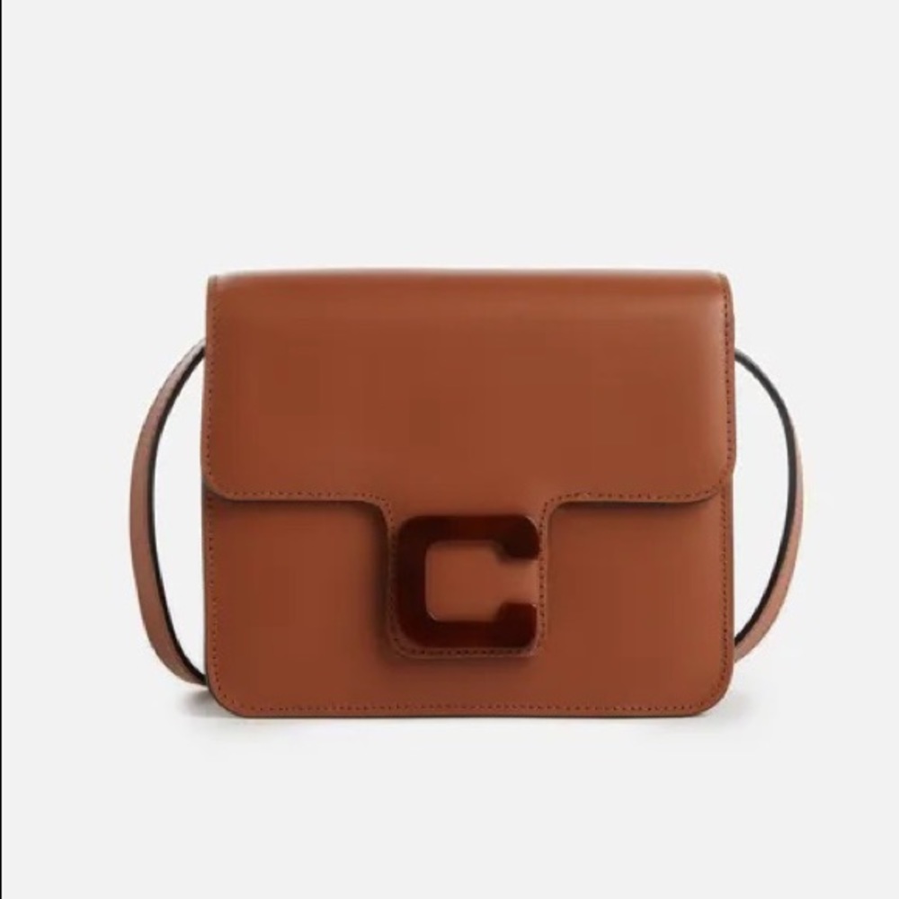Carel Paris Mini Sorbonne crossbody bag in brown